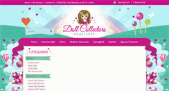 Desktop Screenshot of dollcollectorsgallery.com